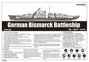 Trumpeter 03702 Cuirassé allemand Bismarck (1/200) – image 10
