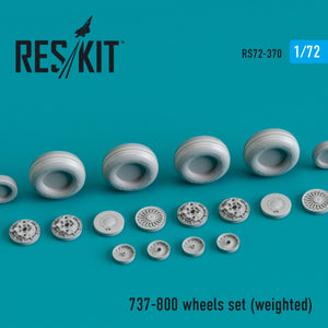 RESKIT RS72-0370 JEU DE ROUES BOEING 737-800 (LESTÉ) 1/72