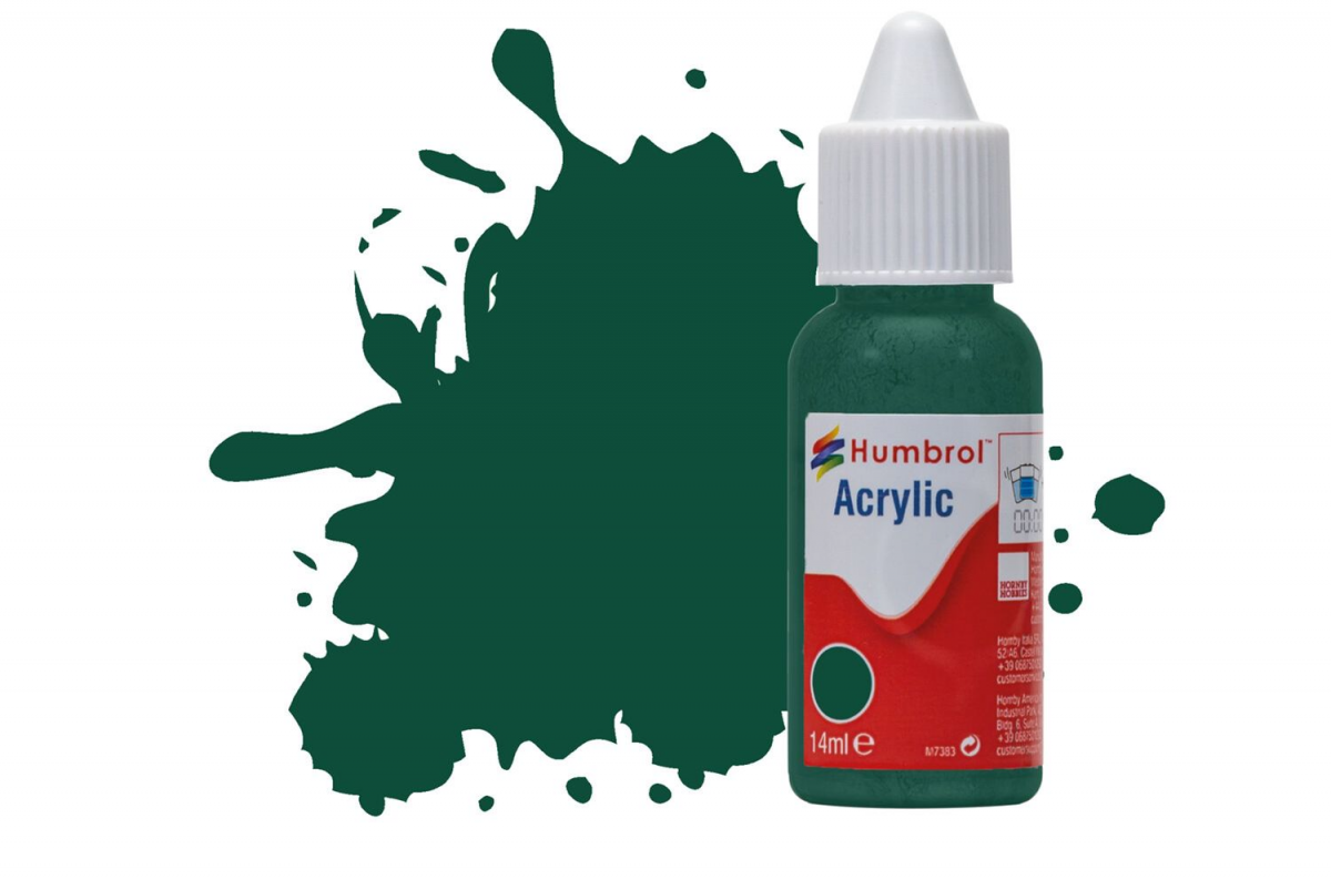 Humbrol DB0149 N° 149 Vert foncé - Mat - 14 ml