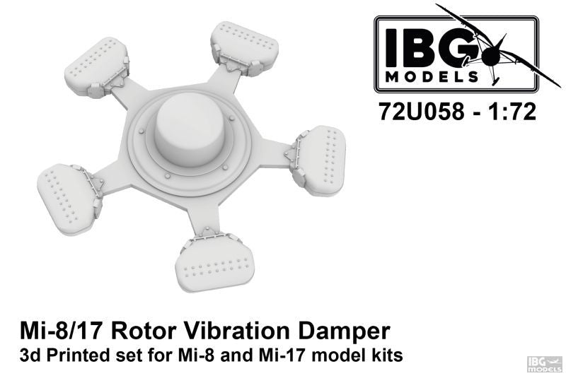 Amortisseur de vibrations de rotor IBG 72U058 Mi-17 1/72