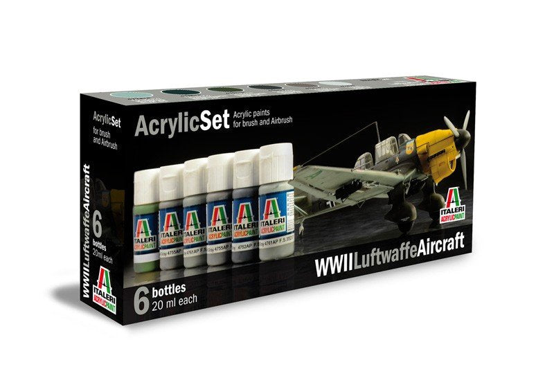 ITALERI 436AP - Avions de la Luftwaffe de la Seconde Guerre mondiale - Coffret acrylique