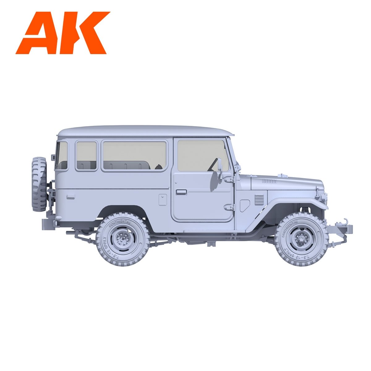 AK Interactive AK35001 FJ43 SUV AVEC TOIT RIGIDE 1/35 – Bild 7