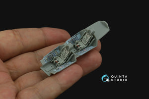 Intérieur imprimé en 3D et coloré sur papier décalcomanie (Trumpeter) pour Su-27UB de Quinta Studio QD+72178 (avec pièce en résine imprimée en 3D) à l&amp;#39;échelle 1/72 – Bild 8