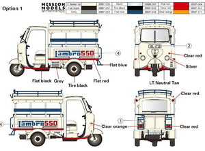 Gecko Models 35GM0113 Dépôt de moto-tricycles de la navette de Saigon (années 60-70) et un système de pause [2 kits dans 1 boîte] 1/35 – Bild 4