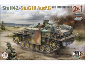 Takom 8017 StuH 42 StuG III Ausf. G Mid Production 2 en 1 1/35