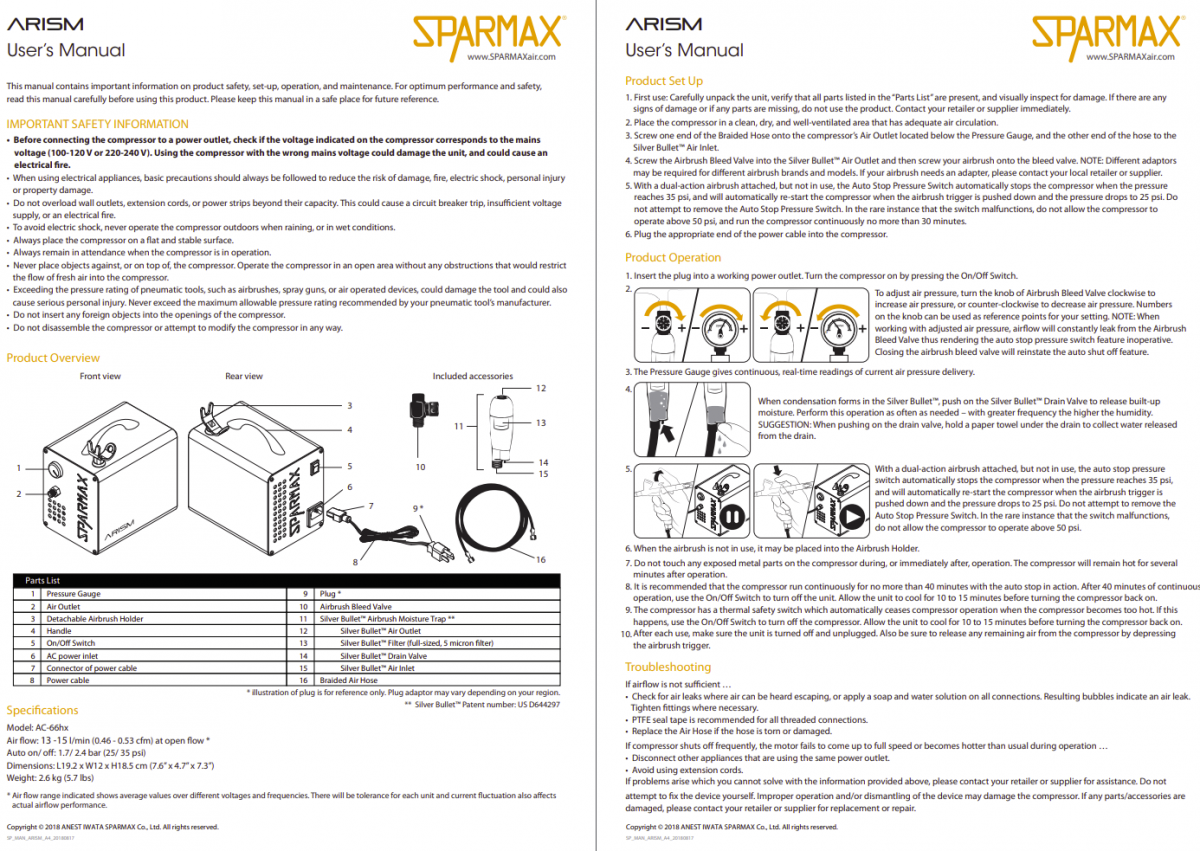 Sparmax ARISM - Mini compresseur d&amp;#39;air avec tuyau de 2 m – Bild 3