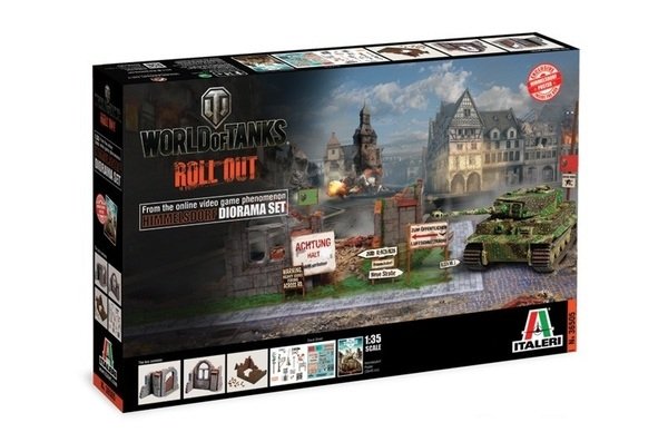 Italeri 36505 World of Tanks - Diorama Himmelsdorf, échelle 1/35