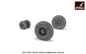 Armory Models AW72331 Roues de type ancien pour F-14A/B Tomcat avec pneus lestés 1/72 – immagine 4