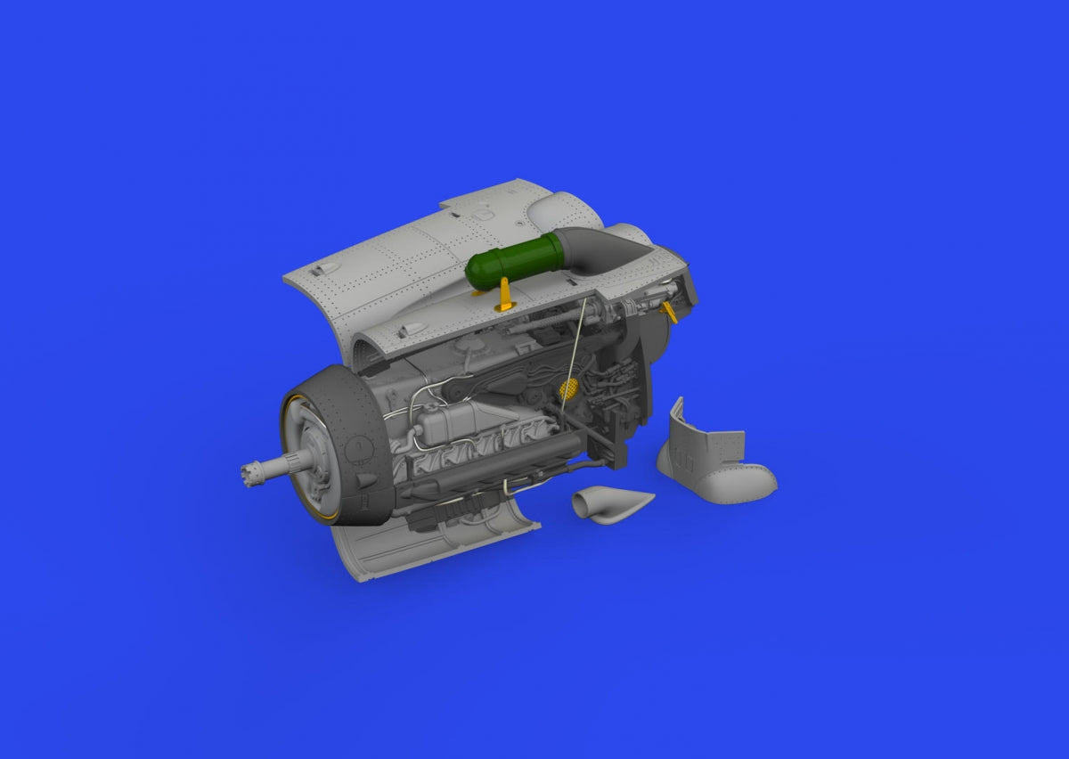 Moteur Bf 109G-6 Eduard 672352 - Maquette imprimée Eduard au 1/72 – immagine 3