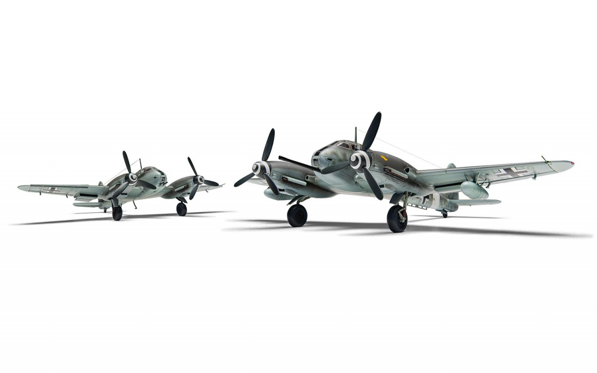 Maquette Airfix 04066 Messerschmitt Me 410A-1/U2 U4 au 1/72 – imagen 5