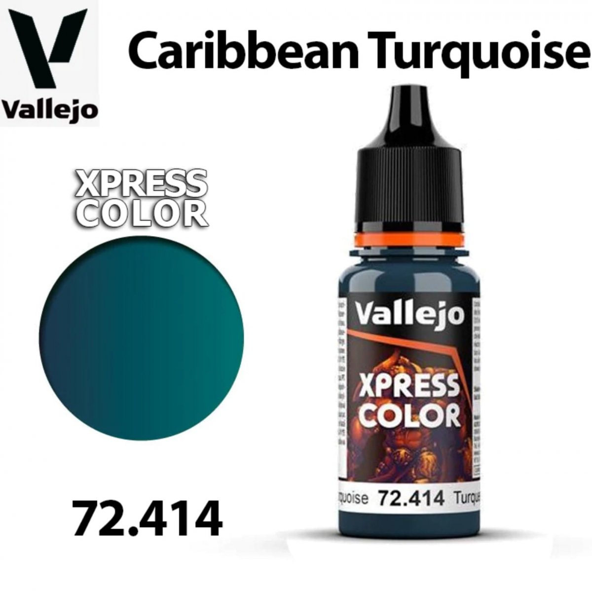 Vallejo 72414 Xpress Color - Turquoise des Caraïbes 18 ml