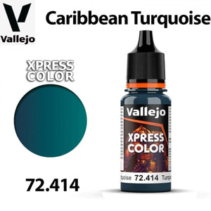 Vallejo 72414 Xpress Color - Turquoise des Caraïbes 18 ml