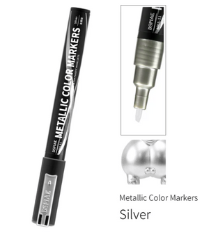 Marqueur de couleur super métallique DSPIAE MKA-11 Argent