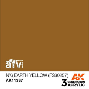 AK Interactive AK11337 Nº6 Jaune Terre (FS30257) 17 ml