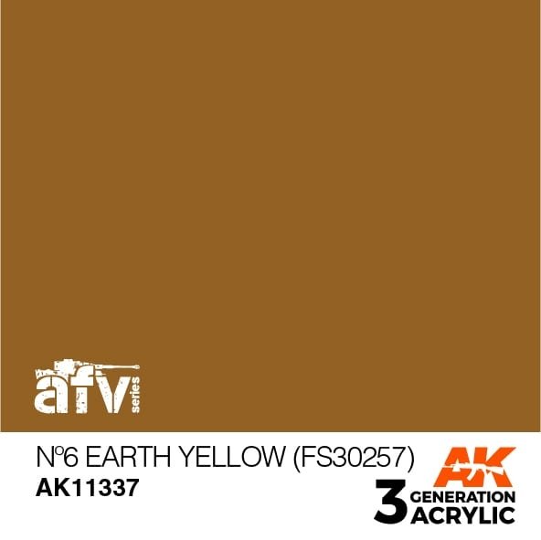AK Interactive AK11337 Nº6 Jaune Terre (FS30257) 17 ml