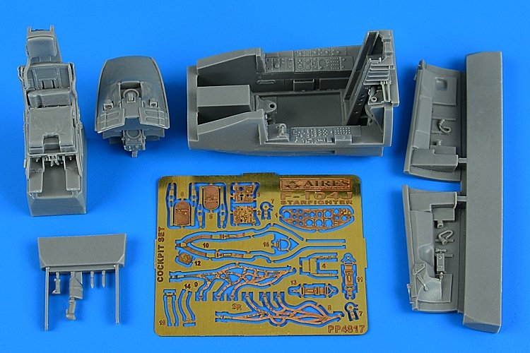 Ensemble cockpit Aires 4817 F-104J Starfighter 1/48 KNETIC