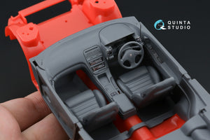 Intérieur coloré imprimé en 3D sur papier décalcomanie (Hasegawa) Quinta Studio QD24020 Nissan Fairlady 300ZX Z32, échelle 1/24 – image 13
