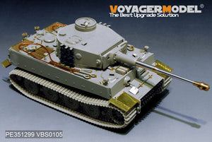Voyager Model PE351299 Kit de mise à niveau de base pour char allemand Tiger I de la Seconde Guerre mondiale, Gruppe « Fehrmann », compatible avec le TAKOM 2202 au 1/35 – image 2