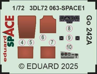 Eduard 3DL72063 Go 242A SPACE IBG 1/72 – Bild 3