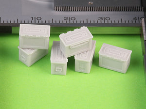 Boîtes de munitions Master GM-35-068 M2 pour fusil Browning M2 .50 - Utilisées pendant la Seconde Guerre mondiale (6 pièces) - FERMÉES 1/35 – immagine 3
