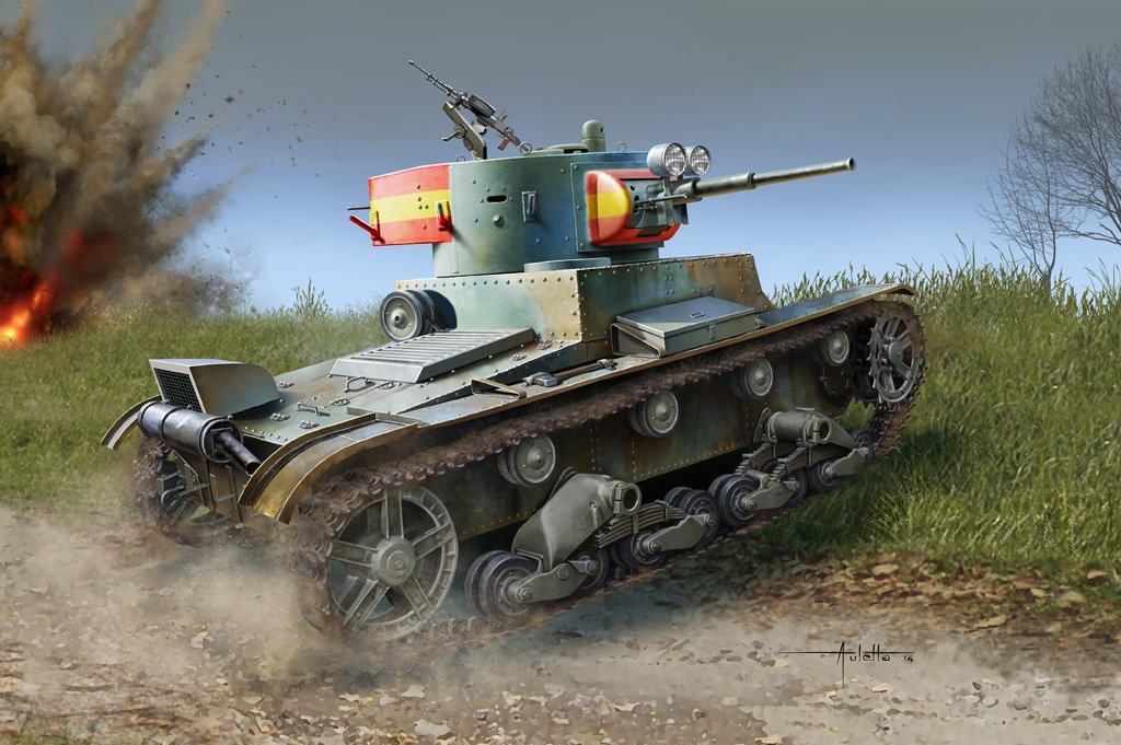 Hobby Boss 83810 Char d&amp;#39;infanterie léger soviétique T-26 Mod.1936-1937 (1/35)