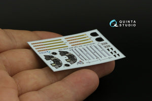 Quinta Studio QD32124 DH 82A Tiger Moth 3D-Printed &amp;amp; coloured Interior on decal paper (ICM) 1/32 – zdjęcie 3