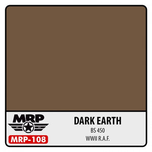 Peinture MR. Paint MRP-108 Terre Sombre Seconde Guerre mondiale RAF 30 ml