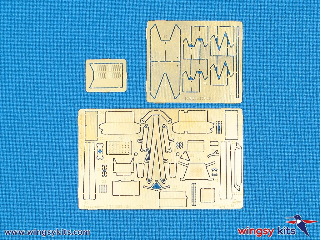 Maquette Wingsy D5-11 Chasseur allemand de la Seconde Guerre mondiale MESSERSCHMITT Bf 109 E-7 1/48 – immagine 9