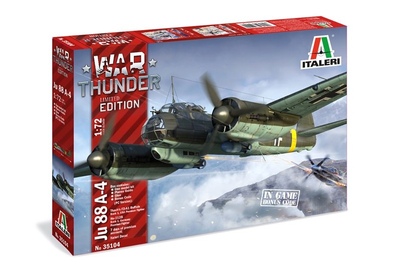 Italeri 35104 THUNDER DE GUERRE - JU 88 A-4 1/72