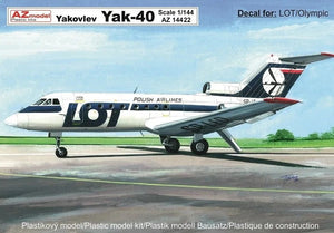 AZ Modèle AZ14422 Jak-40 LOT/Olympique 1/144