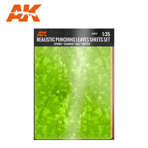 AK Interactive AK8147 JEU DE FEUILLES À PERFORATION