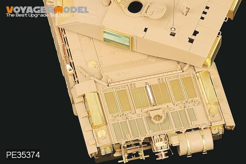 Maquette Voyager PE35374 Char de combat principal britannique Challenger 2 moderne (déserté) pour TAMIYA 35274 1/35 – immagine 13