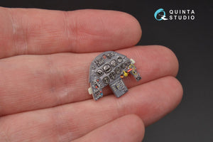 Intérieur imprimé en 3D et coloré sur papier décalcomanie Quinta Studio QD32045 Bf 109G-10 (pour maquette Revell) 1/32 – Bild 5
