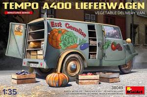 MiniArt 38049 TEMPO A400 LIEFERWAGEN. FOURgon DE LIVRAISON DE LÉGUMES 1/35