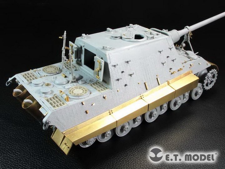 E.T. Model EA35-097 WWII German Panzerjager &amp;quot;Jagdtiger&amp;quot; Fender &amp;amp; Side Skirts For DRAGON Kit 1/35 – zdjęcie 3