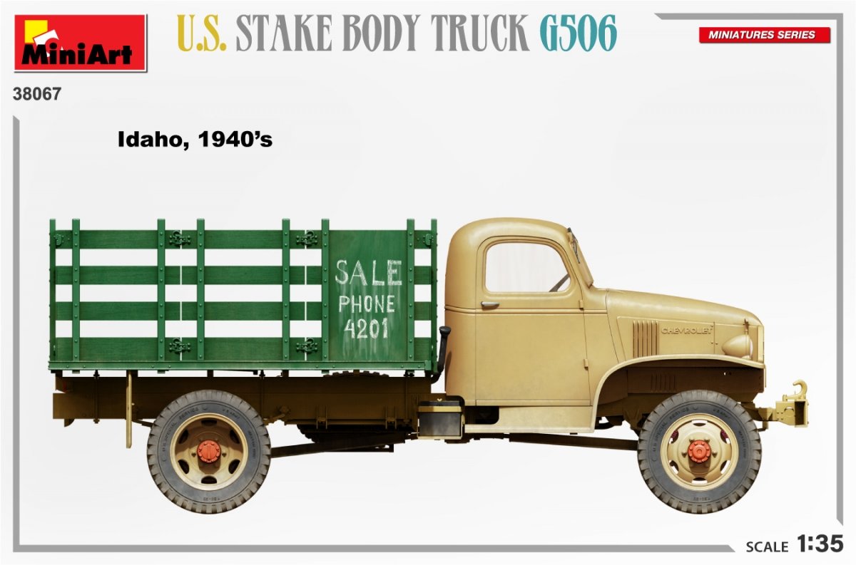 MiniArt 38067 Camion plateau américain G506 1/35 – Bild 6