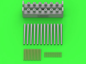 Armement du Master SM-350-116 SMS Viribus Unitis - Canons de 305 mm (12 pièces), de 150 mm (12 pièces), de 70 mm (18 pièces) (pour kit Trumpeter) 1/350