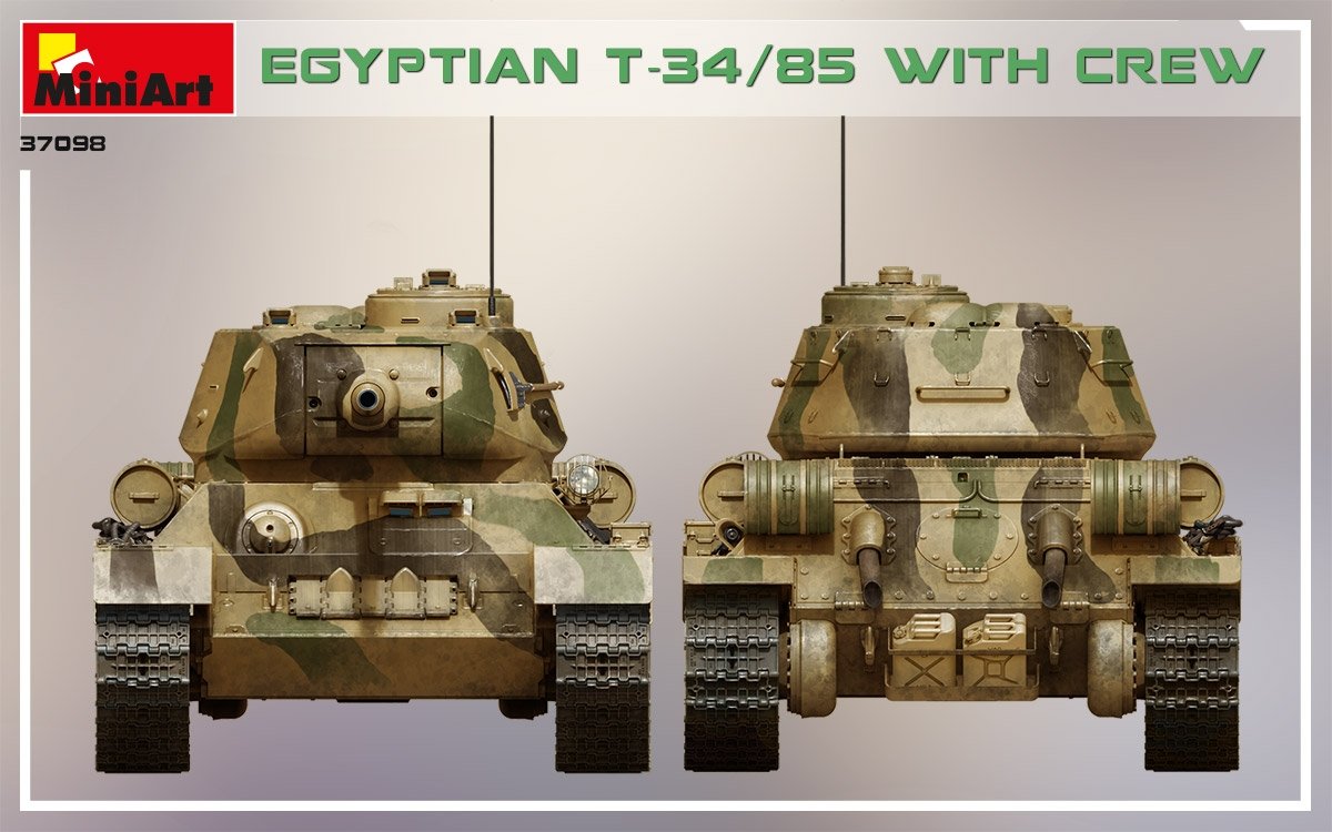 MiniArt 37098 Égyptien T-34/85 1/35 – immagine 5