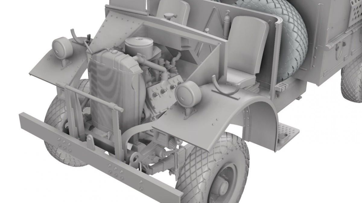 Camion de patrouille Thunder Model 35311 LRDG F30 avec plateau arrière décalé, édition limitée bonus 1/35 – immagine 6