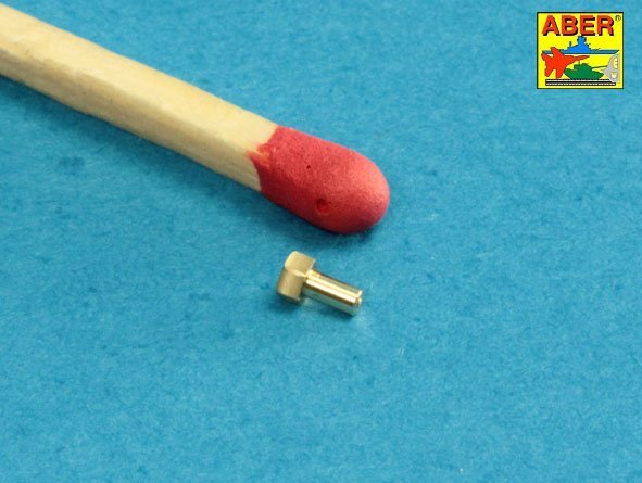 Aber 16114 AFV - Échelle 1/16 Imitation tournée de boulons hexagonaux 1,75 x 2,20 mm x 25 pièces (1/16) – image 3