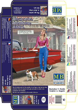 Master Box 24015 Série Pin-up. Un arrêt rapide. Kit n° 1 1/24 – image 4