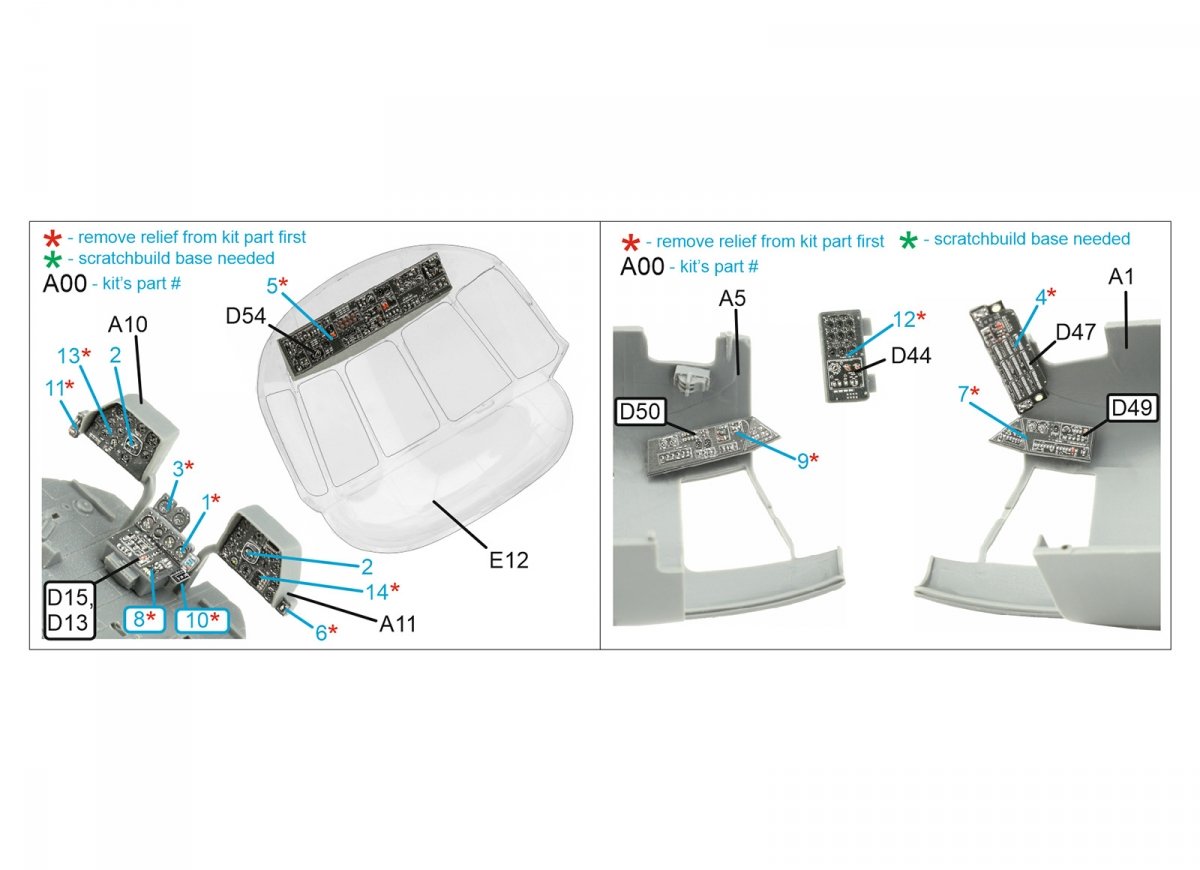 Intérieur imprimé en 3D et coloré sur papier décalcomanie Quinta Studio QDS-48381 Mi-17 (AMK) (Petite version) 1/48 – image 2