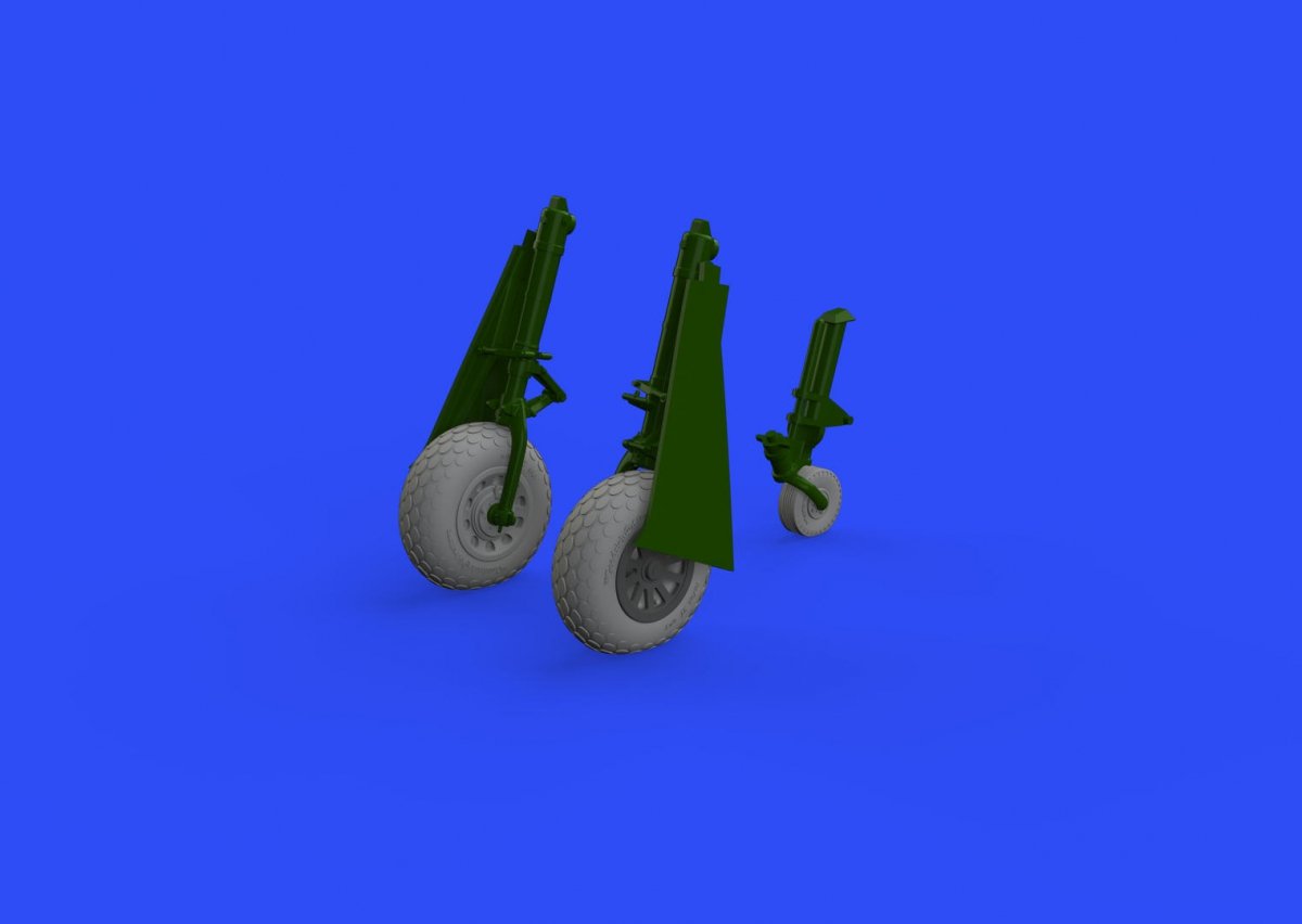 Eduard 648503 P-51D wheels oval tread 1/48 EDUARD