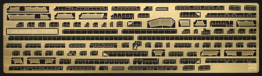 Hasegawa QG44 (72144) USS Gambier Bay - Set de détails de base en photogravure 1/350