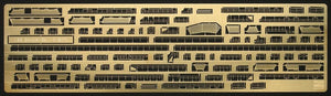 Hasegawa QG44 (72144) USS Gambier Bay - Set de détails de base en photogravure 1/350