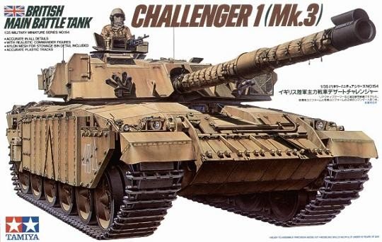 Tamiya 35154 Br.Challenger 1 Mk.3 (1/35) 