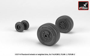 Roues Armory Models AW32308 F-4 Phantom-II avec pneus lestés, échelle 1/32 (fin de série) – Bild 3