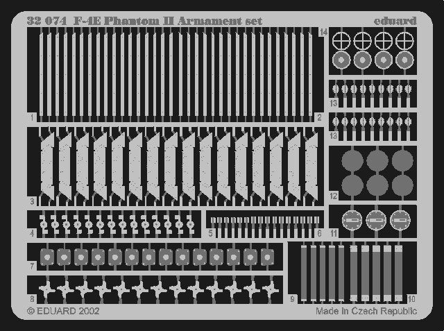 Eduard 32074 F-4E armement 1/32 Tamiya