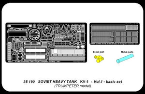 Aber 35190 Russian heavy tank KV-1 - vol.1 - basic set 1/35 – zdjęcie 5