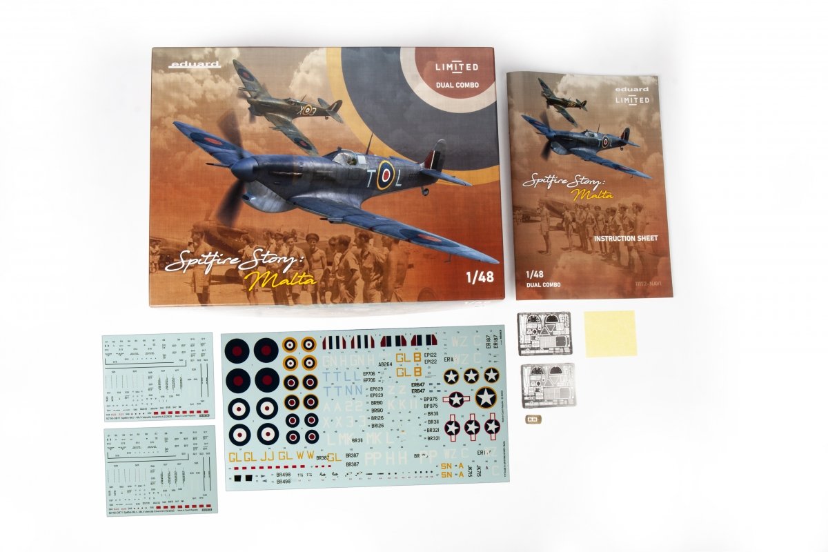 Eduard 11172 SPITFIRE STORY : MALTA DUAL COMBO Édition limitée 1/48 – Bild 3